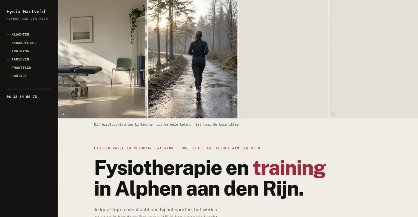 Voorbeeld van ontwerprichting C, eerlijk en documentair